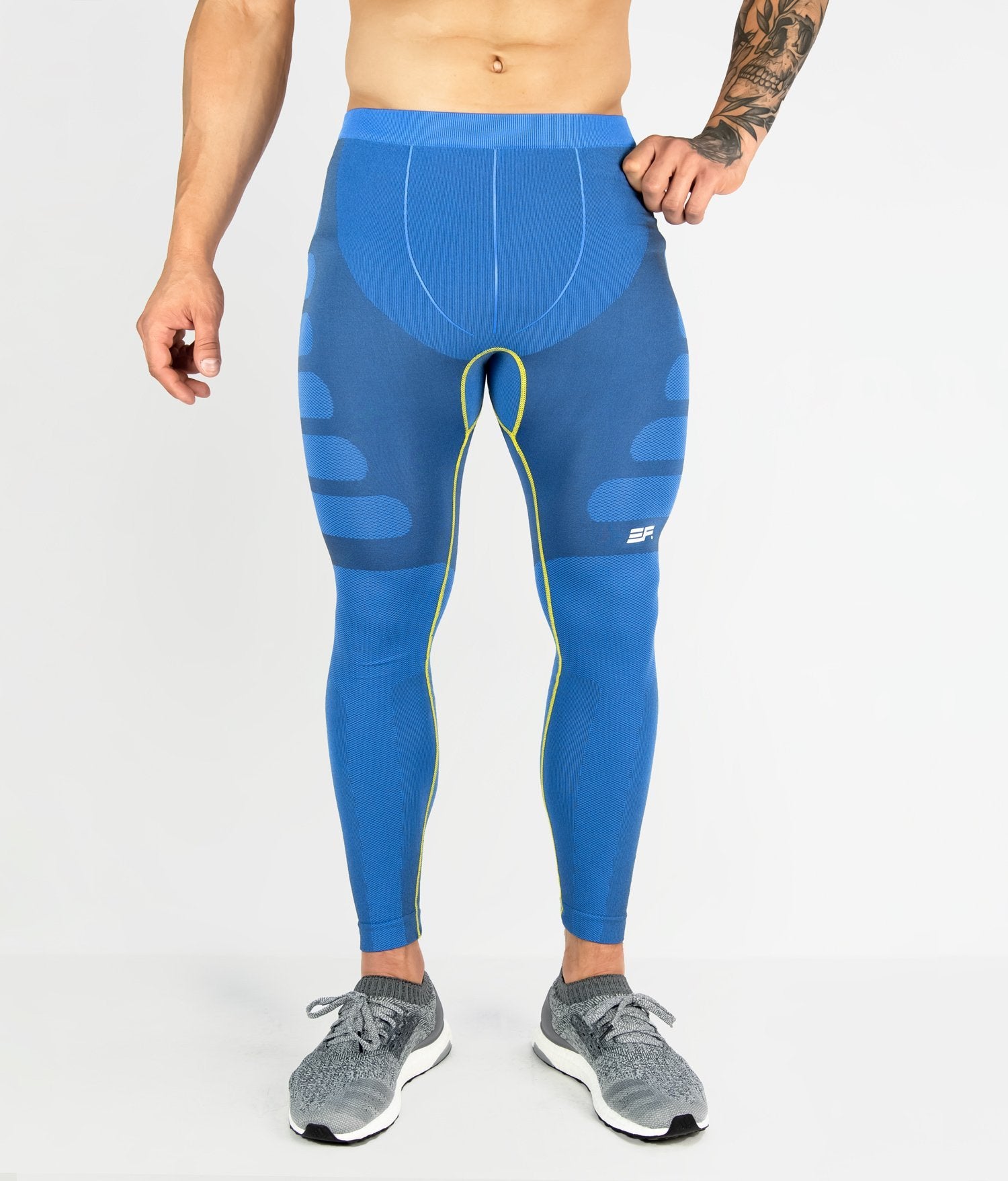 Seamless Tights - Blue - EVERFIT