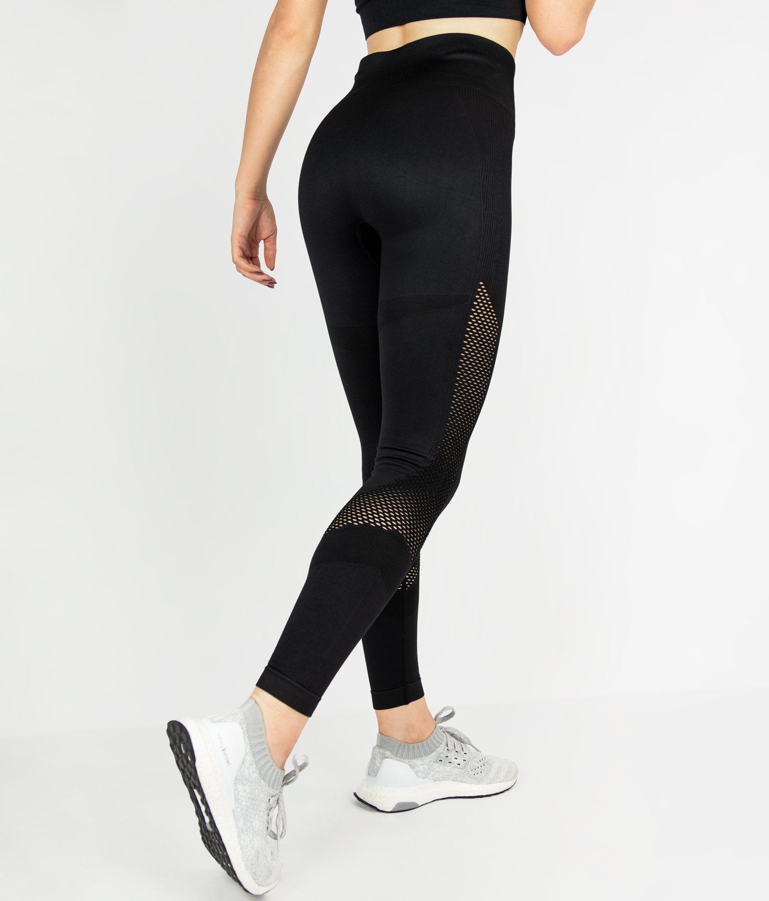 Mesh Leggigns - Black - EVERFIT