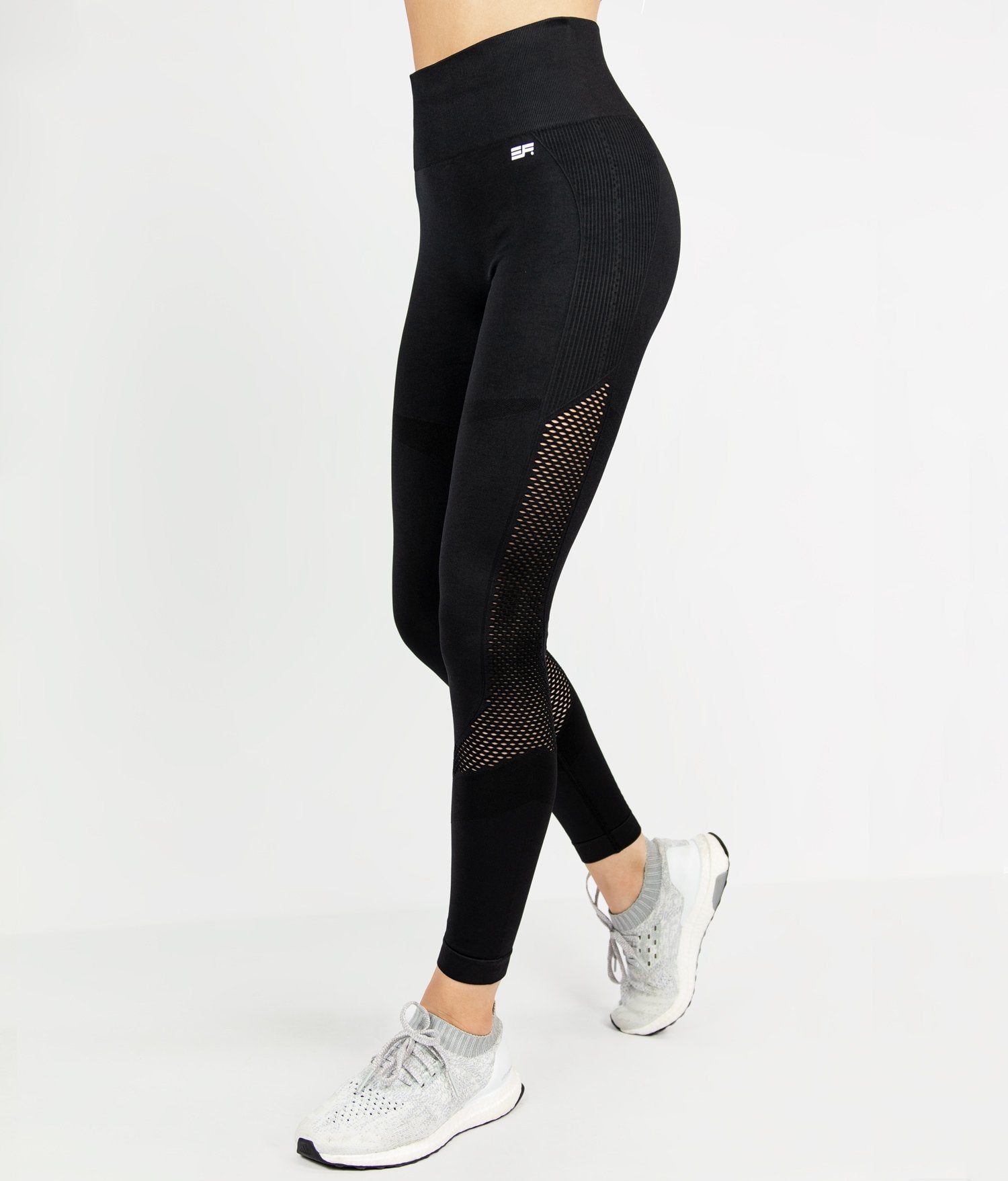 Mesh Leggigns - Black - EVERFIT