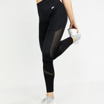 Mesh Leggigns - Black - EVERFIT