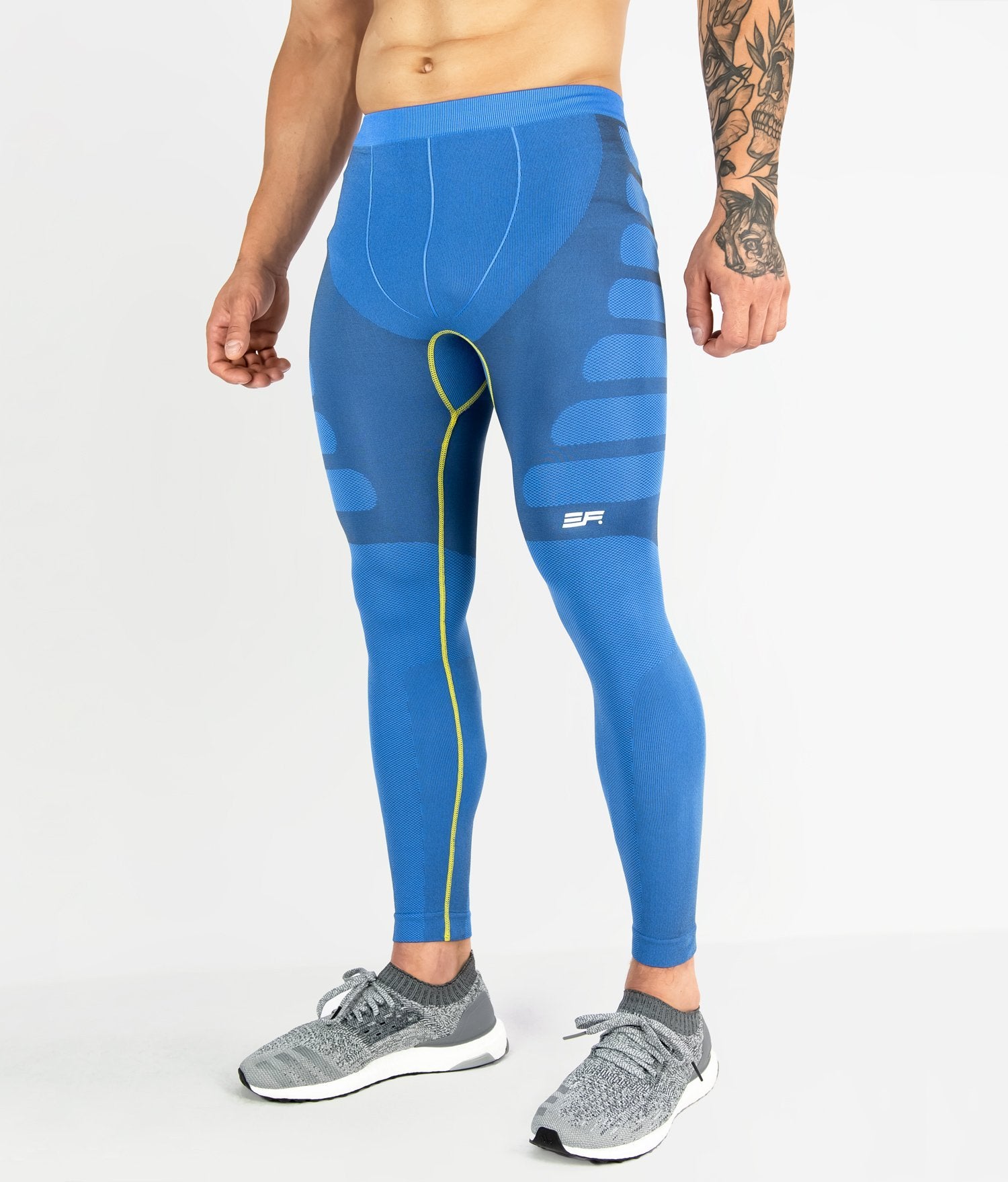 Seamless Tights - Blue - EVERFIT