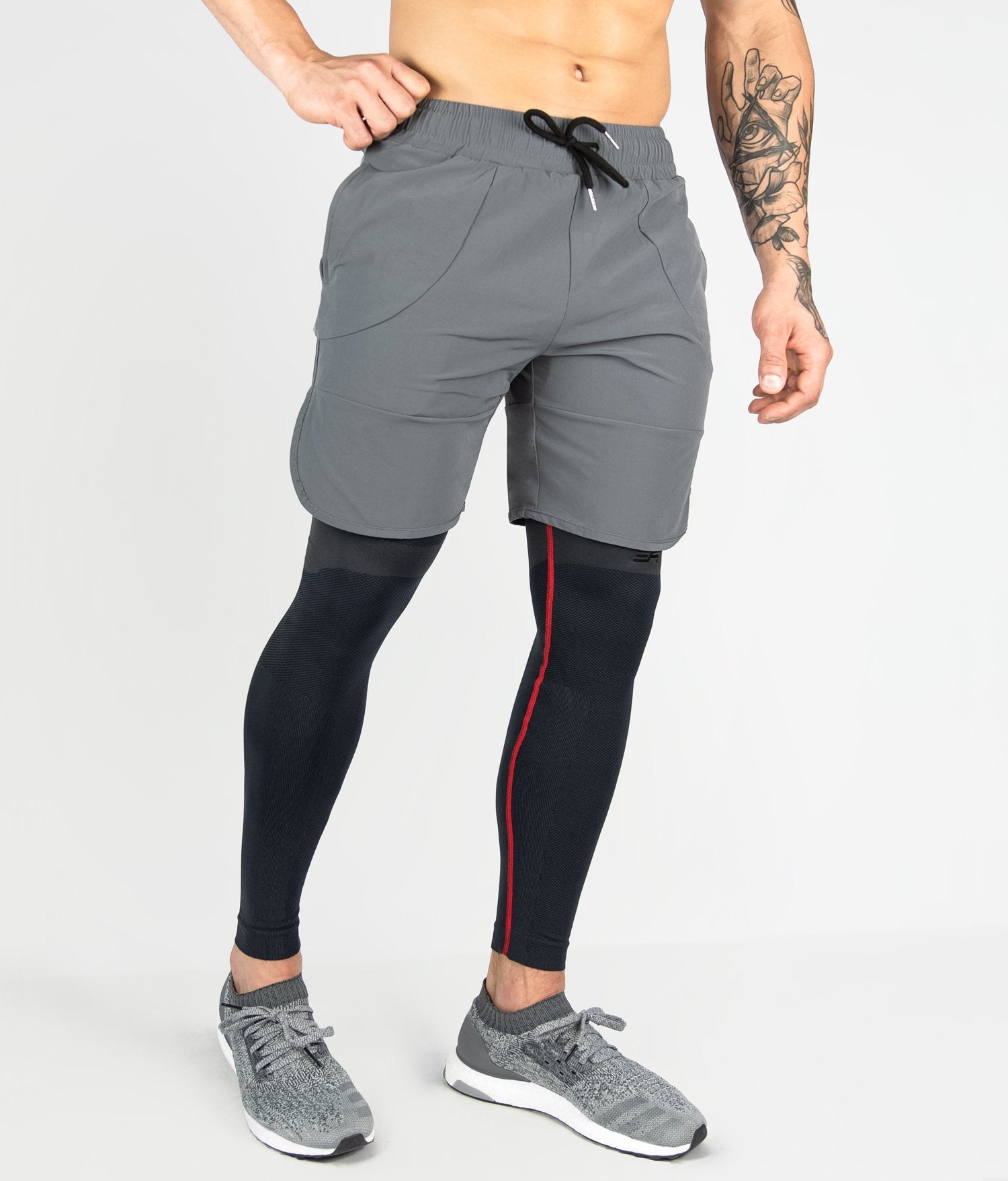 Contour Shorts - Dark Grey - EVERFIT