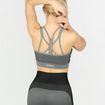 EVER FIT Sports Bra - Dark Grey - EVERFIT