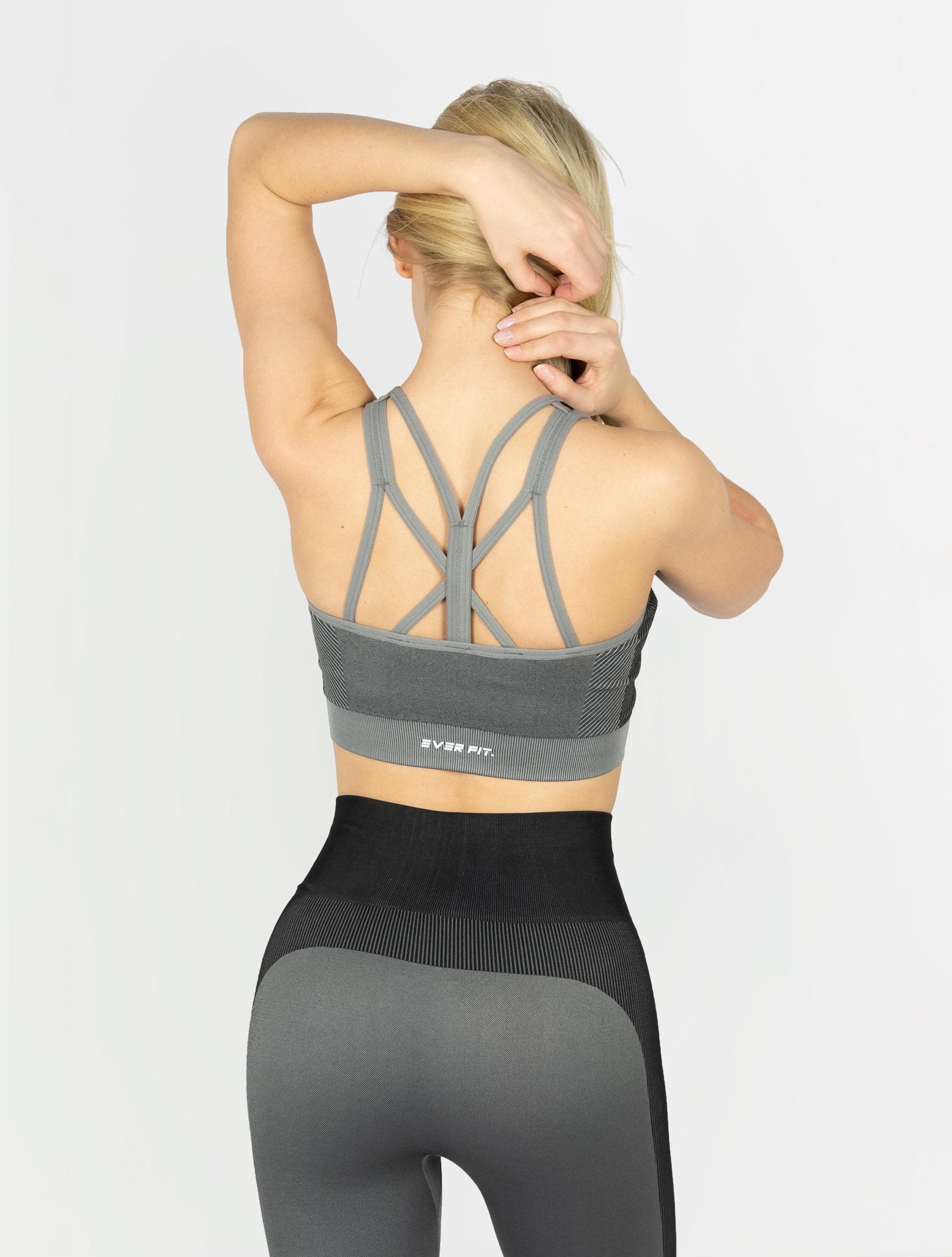 EVER FIT Sports Bra - Dark Grey - EVERFIT