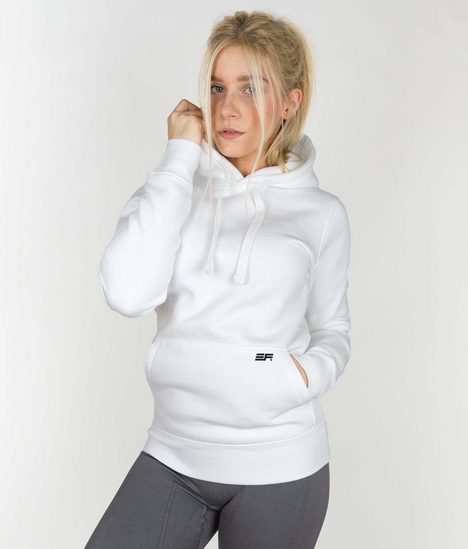 Soft Hoodie - White - EVERFIT