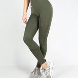 Structure Leggings - Khaki - EVERFIT