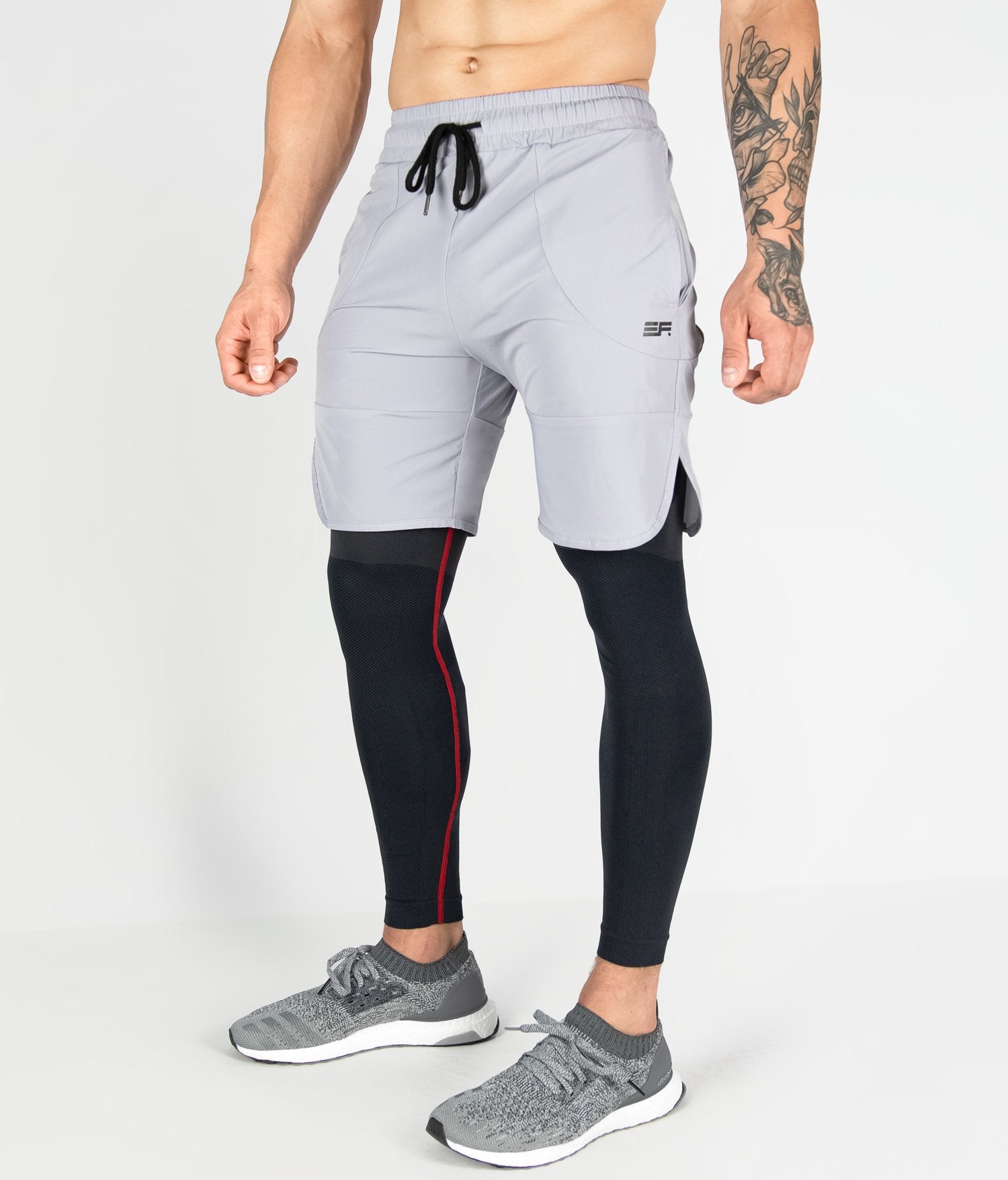 Contour Shorts - Light Grey - EVERFIT
