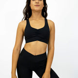 Limitless Sports Bra - Black Night