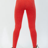 Streak Leggings - Coral